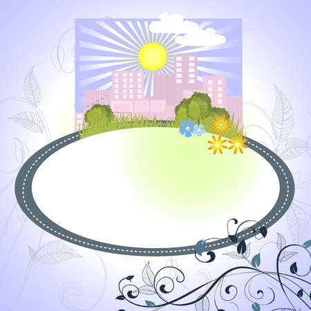 Abstract urban designのイラスト素材