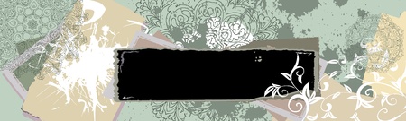 vintage grunge banner のイラスト素材