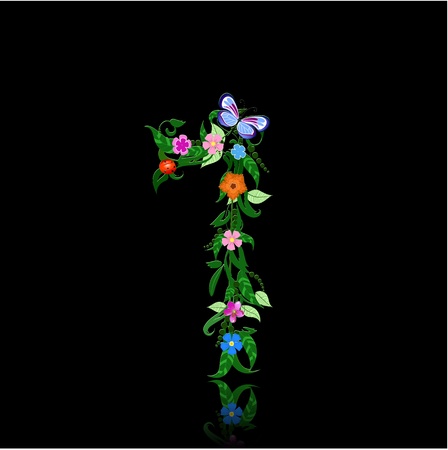 number of flowersのイラスト素材