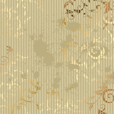 vintage golden backgroundのイラスト素材