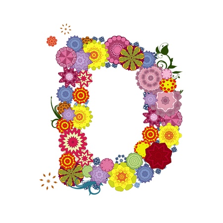 letter of arabesquesのイラスト素材