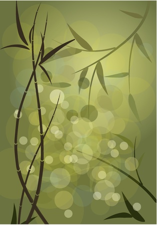 background bamboo thicketsのイラスト素材