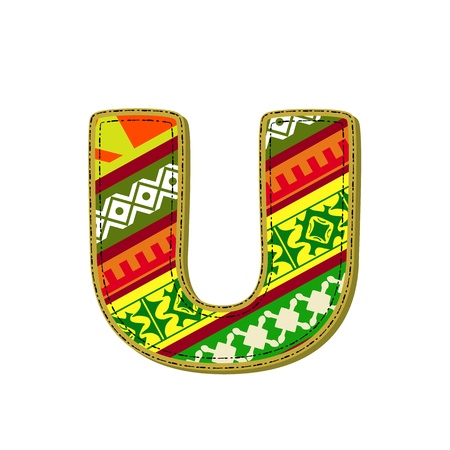 letter pattern of tissueのイラスト素材