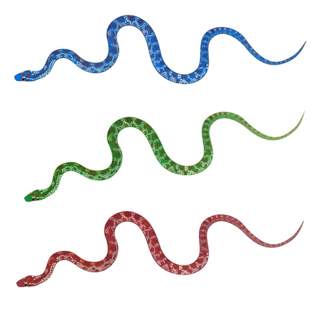 Set pretty realistic snakes