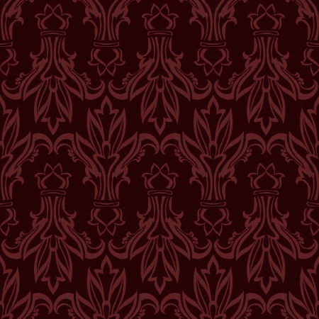 vintage wallpaper retro seamlessのイラスト素材