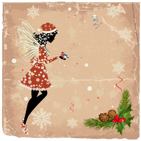 Christmas fairy for your designのイラスト素材