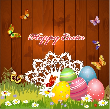 greeting card for Easter のイラスト素材