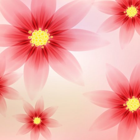 Romantic floral backgroundのイラスト素材