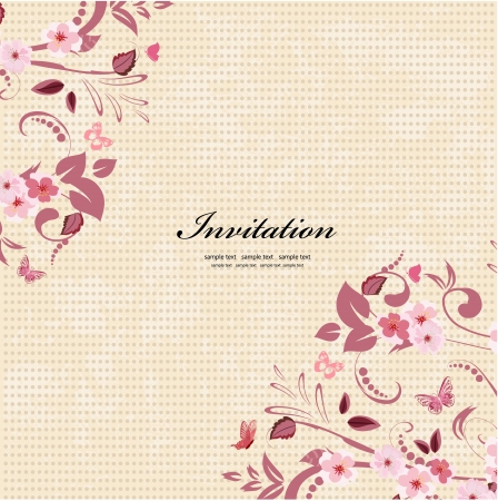 Vintage floral pattern for your designのイラスト素材