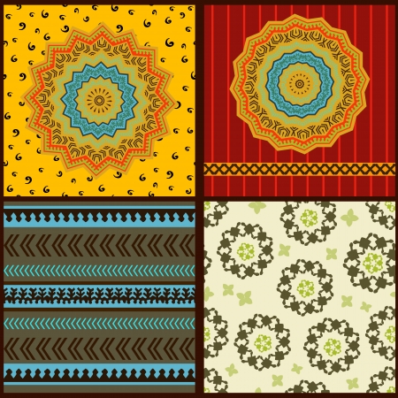 Set seamless textures for your designのイラスト素材