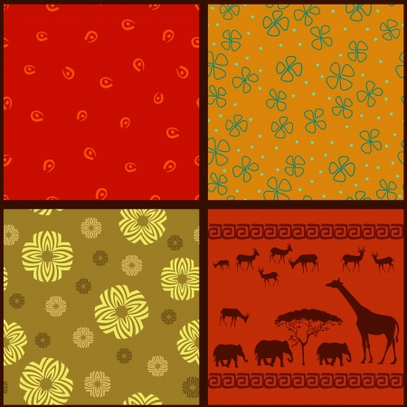 Set seamless textures for your designのイラスト素材