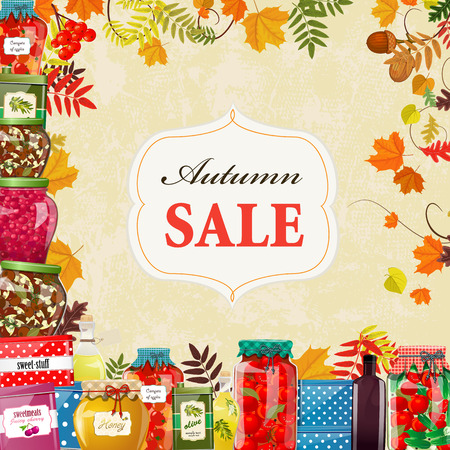 Autumn poster for your designのイラスト素材