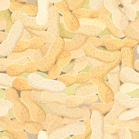 seamless texture with peanuts for your designのイラスト素材