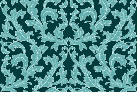 vintage seamless texture with vignettes for your designのイラスト素材