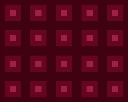 Geometric seamless pattern square. Trendy color Viva Magenta. Vector template for stories, cover....
