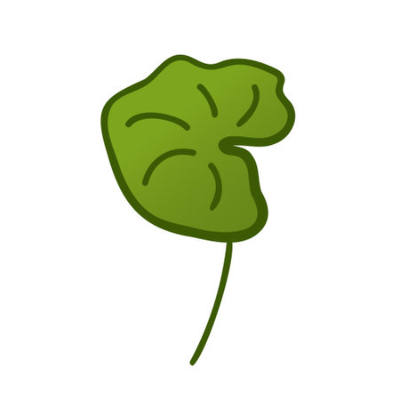 Isolated Birch Leaf icon. Vector illustration in doodle style. Leaf theme of autumn, botany, nature, ecology and planet plants. Hand drawn Design for natural and organic designs, icon, web elements.のイラスト素材