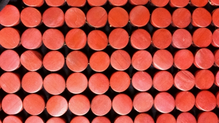 Red circles pattern table matの素材