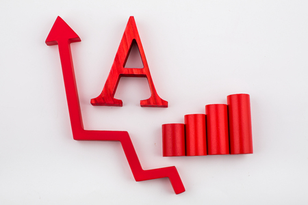 China stock market conceptの写真素材