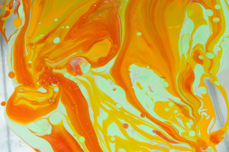 Relationships, color, texture, flow of liquid water flow pattern flowingly art color color art liquid dispersed.の写真素材