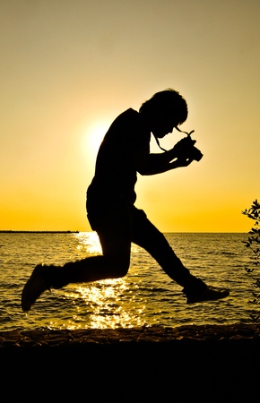 silhouetteの写真素材