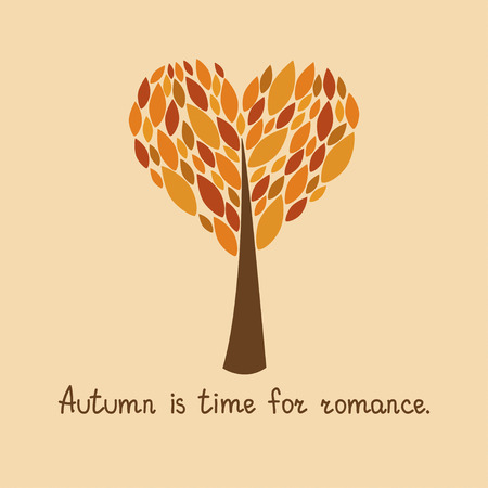 Autumn card, vector illustrationのイラスト素材