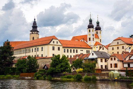 Telc city, Czech Republicの写真素材