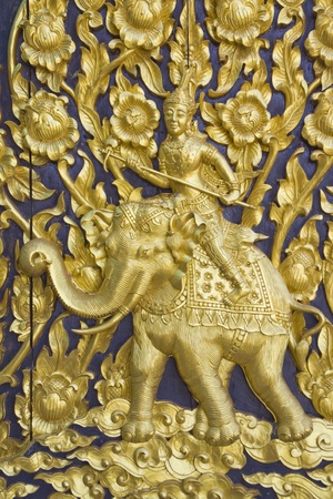 God on elephateの写真素材