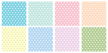 pattern circle pastel tone backgroundのイラスト素材
