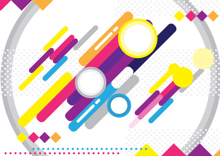 Graphic variety colourful Backgroundのイラスト素材