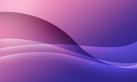 abstract violet purple wave curve backgroundの写真素材