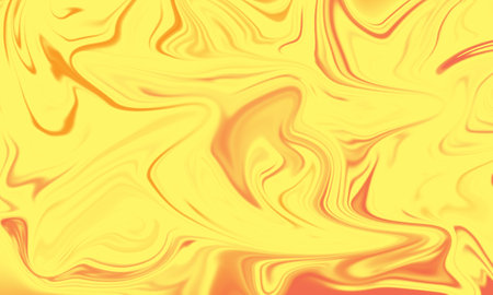 abstract yellow orange painting water colour splash backgroundの写真素材