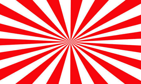 sunbrust red white abstract backgroundの写真素材