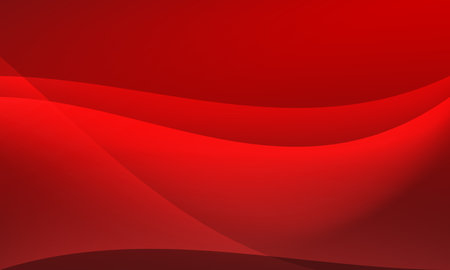 red curve wave abstact backgroundの写真素材