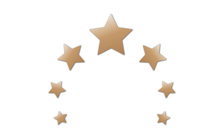 golden stars circle crown on white background for decoration artworkのイラスト素材