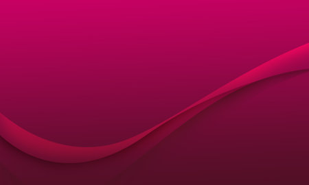 <p>pink dark wave curve on soft gradient color abstract background</p>の写真素材