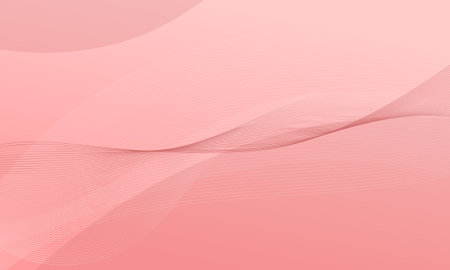 pink wave curves lines abstract technology backgroundのイラスト素材