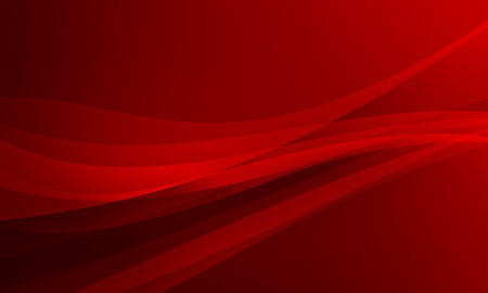 red wave curve lines abstract backgroundの写真素材