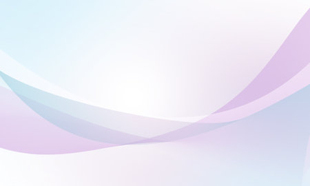 pink blue curve wave with soft gradient abstract backgroundの写真素材