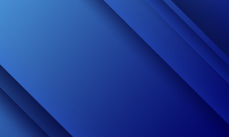 abstract blue lines gradient with shadow and shine light backgroundの写真素材