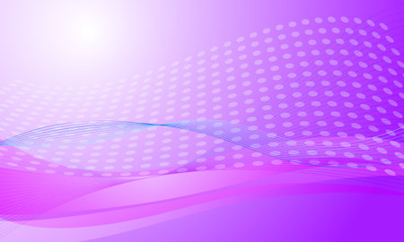abstract purple pink gradient with lines curves wave backgroundのイラスト素材