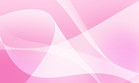 pink lines curve wave with smooth gradient abstract backgroundの写真素材