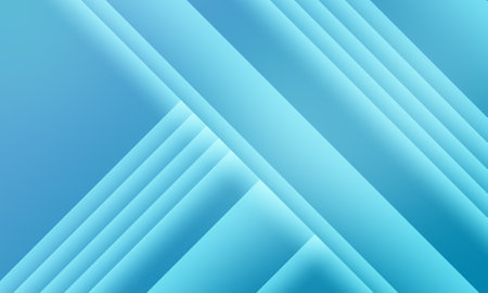 blue tiles lines laser with soft gradient abstract backgroundの写真素材