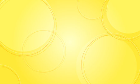 circles lines yellow with soft gradient asbtract backgroundのイラスト素材