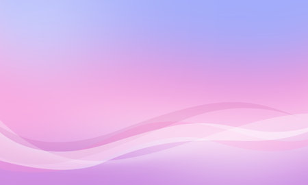pink purple color curve wave with soft gradient abstract backgroundの写真素材