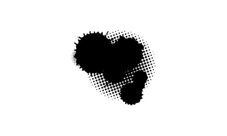 black drop splash splatter brush painting watercolor with halftone in grunge graphic abstract backgroundのイラスト素材