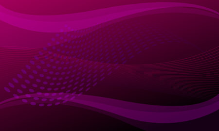 red violet purple lines curve wave abstract technology backgroundのイラスト素材
