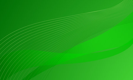 green lines curve wave abstract backgroundのイラスト素材