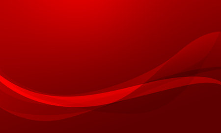 red curve lines wave abstract backgroundの写真素材