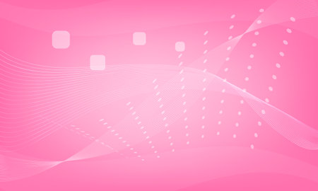 pink curve wave lines abstract backgroundのイラスト素材