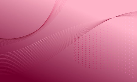 pink lines curve wave soft gradient abstract backgroundのイラスト素材